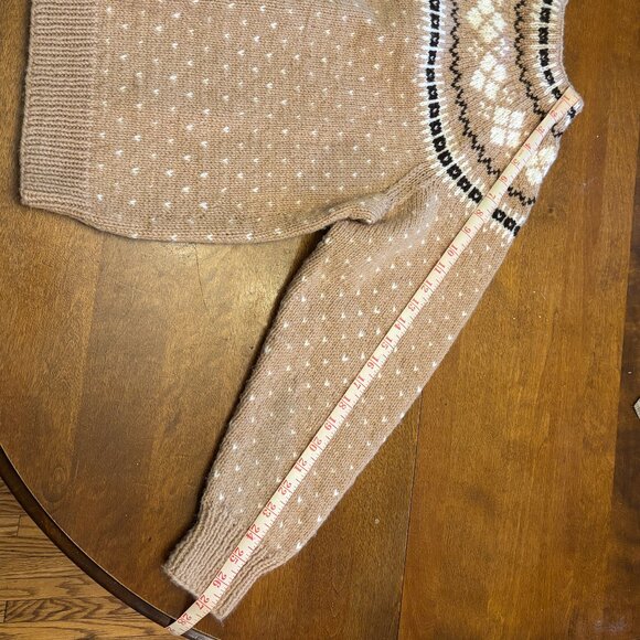 Hand Knit Fair Isle Sweater - Picture 11 of 11